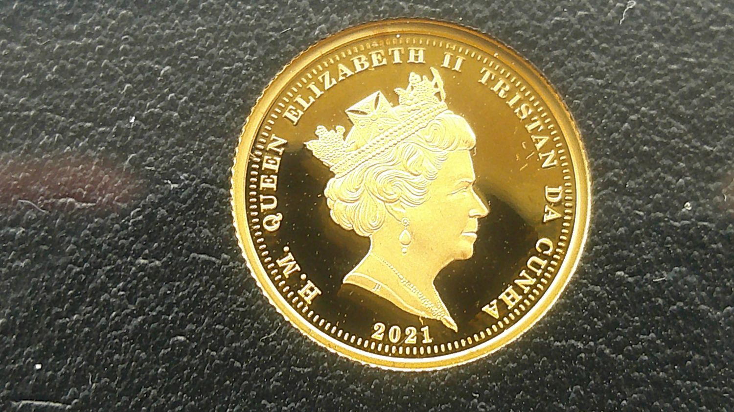 Tristan Da Cunha Gold Halfpenny - 2021 (50th Anniversary of Decimalisation)
