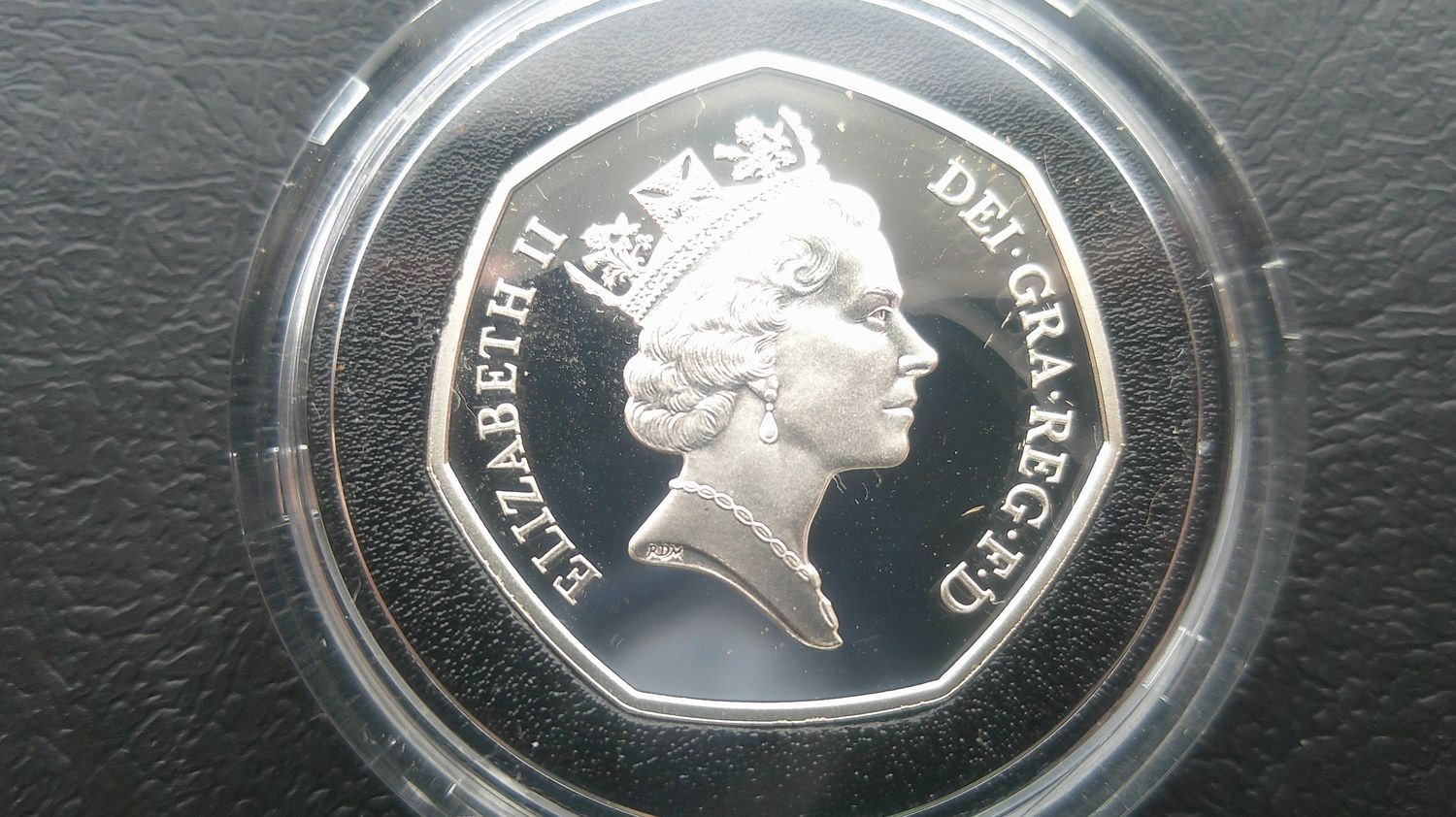 United Kingdom Fifty Pence Silver Proof  Piedfort - 1992-1993  MRPD