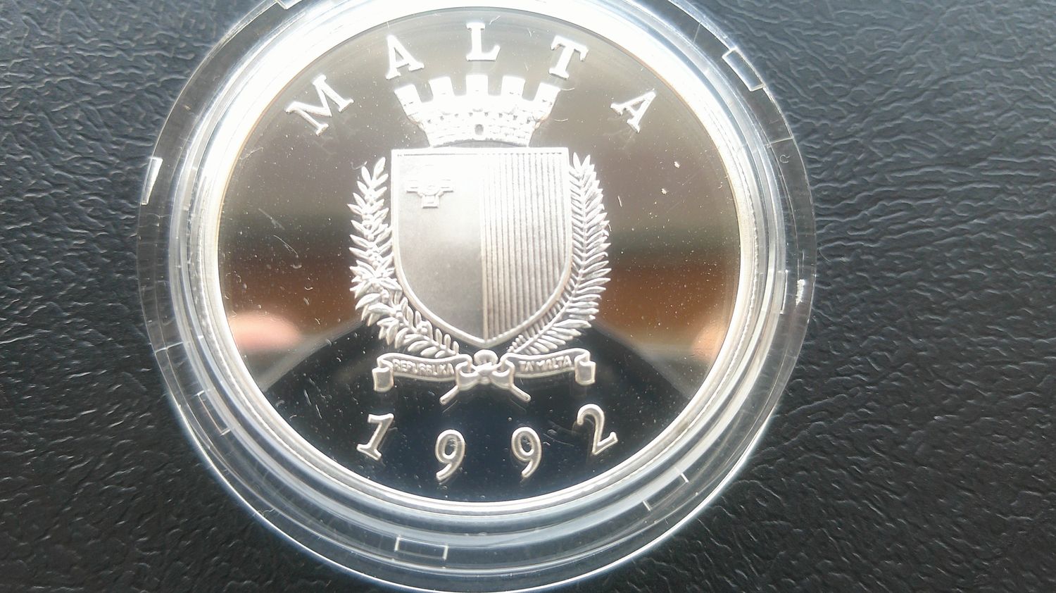 Malta 5 Maltese Pounds Silver Proof - 1992