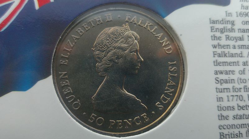 Falkland Islands Fifty Pence - 1983