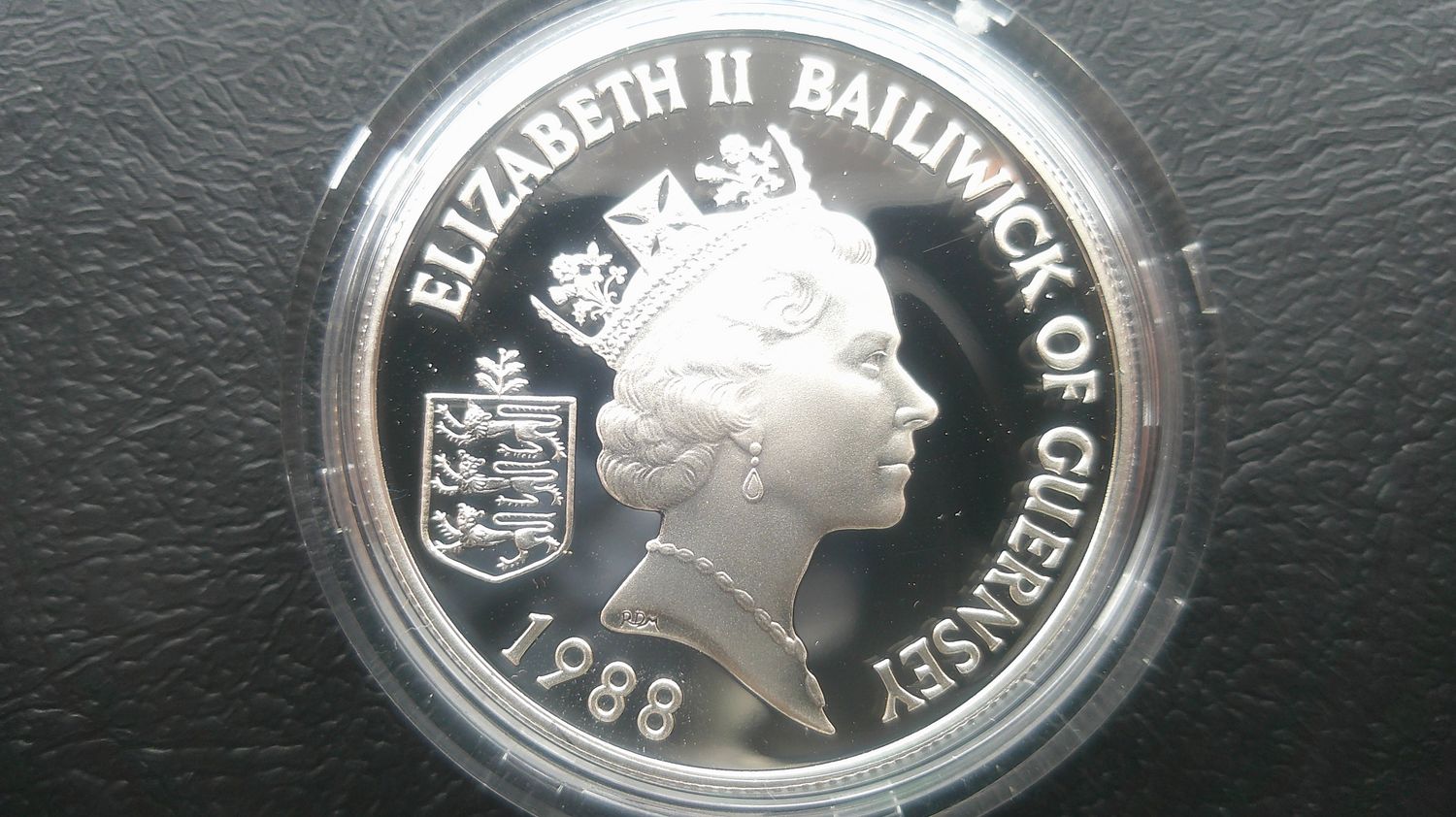 Guernsey Two Pounds Silver Proof - 1988