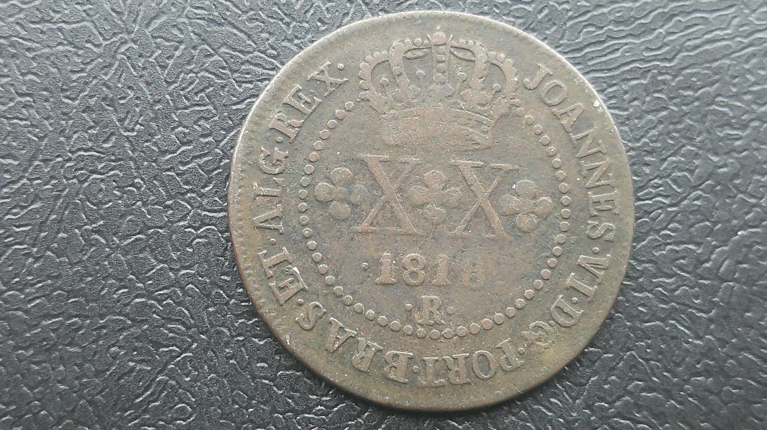 Brazil 20 Reis  -  1818R