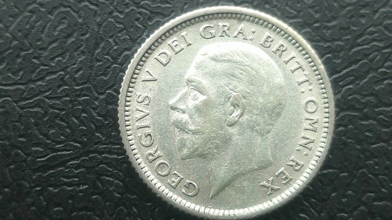 1926 Sixpence  (Modified)