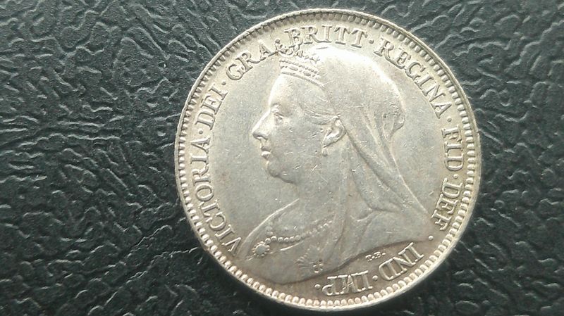 1897 Sixpence