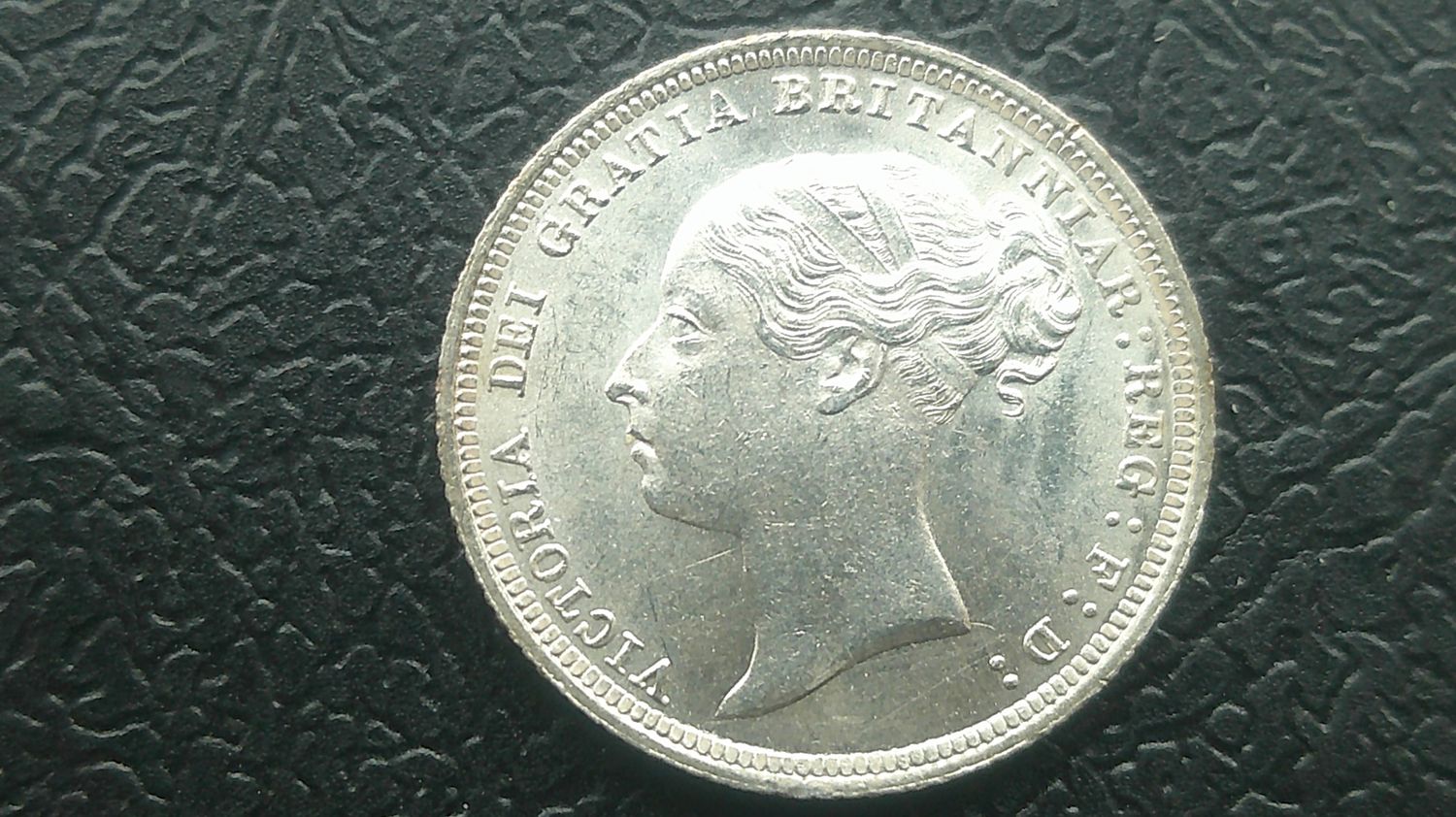 1887 Sixpence Young Head