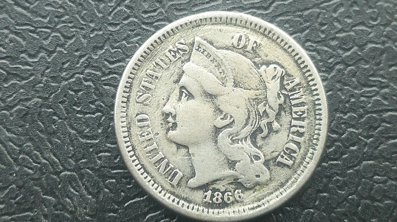 United States 3 Cents - 1866