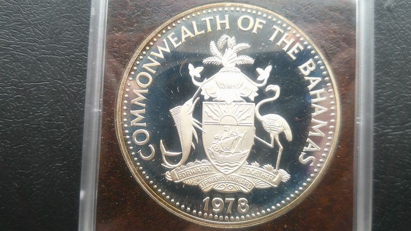 Bahamas Ten Dollars Silver Proof - 1978