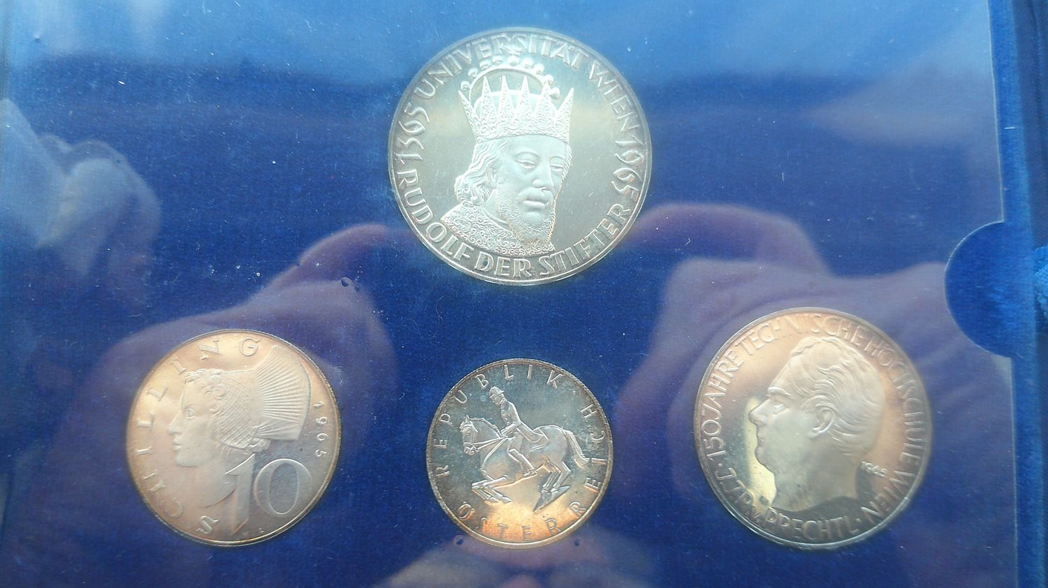 Austria Silver Proof Set - 1965 (Vienna University)