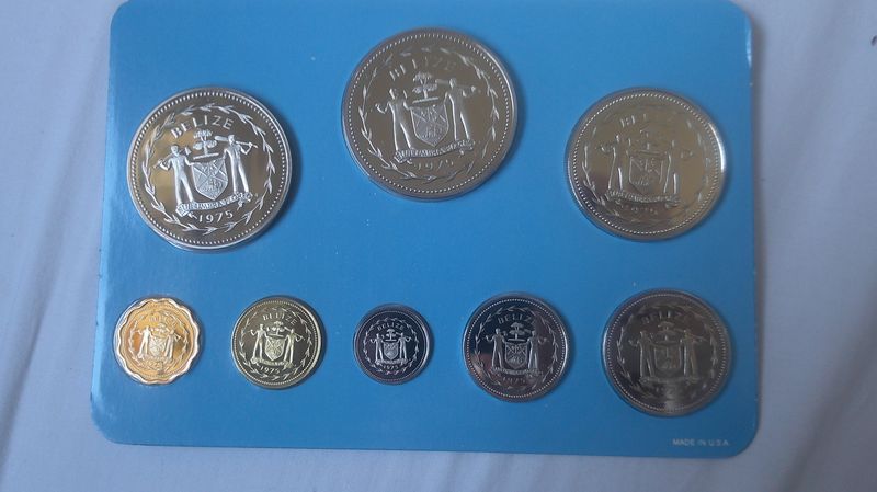 Belize Silver Proof Coin Set - 1975