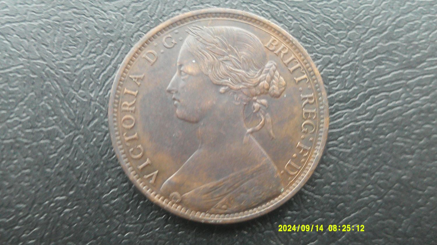 1861  -  Penny (Wide Date)