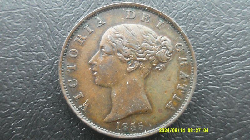 1855 - Halfpenny