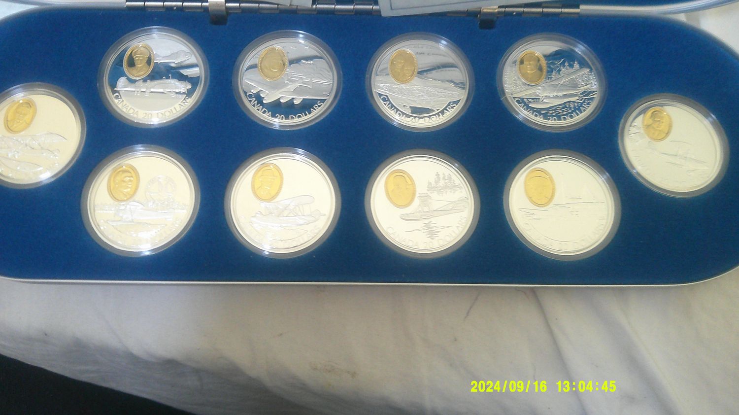 Canada 20 Dollar Silver Proof Set 1990 - 1994  MRPD1