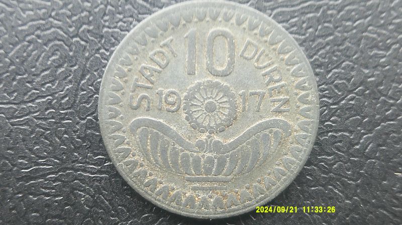 Duren 10 Pfennigs - 1917