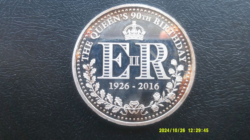 Baird & Co Silver Medal (Queens 90th Birthday)            ( MRPD)