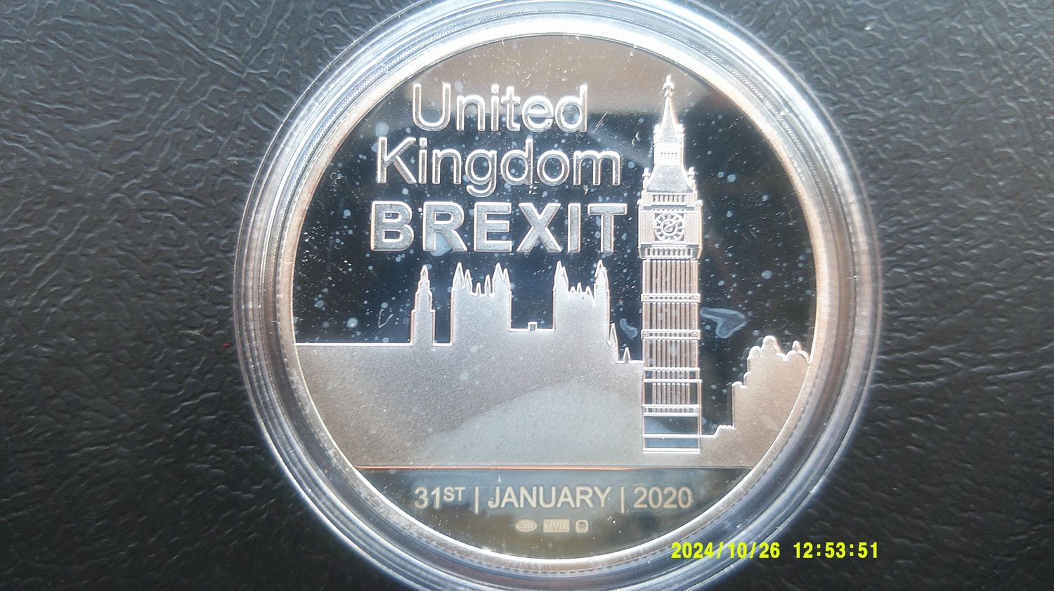 Brexit Silver Proof Medal - 2020  ( MRPD)