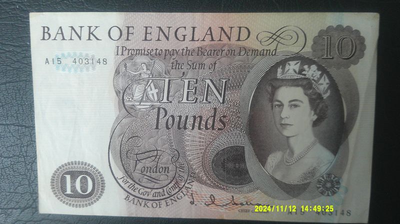 Bank of England £10 - 1964