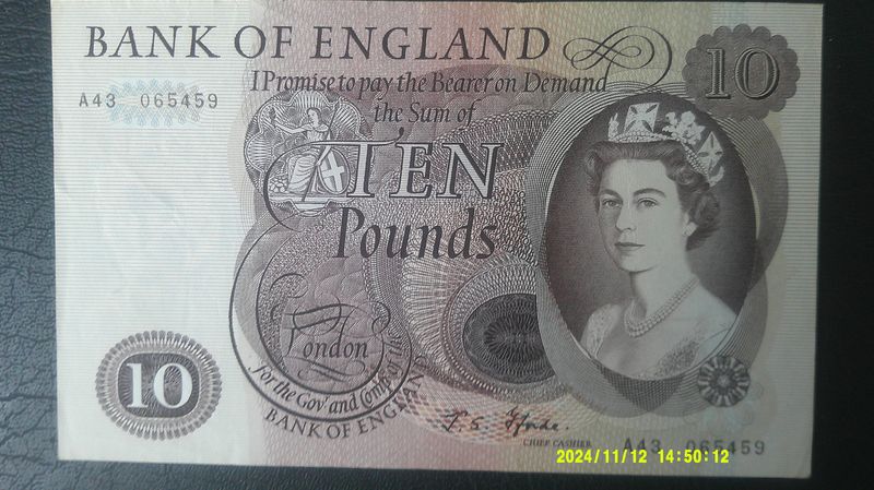 Bank of England £10 - 1967