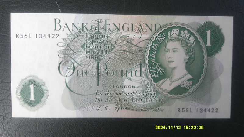 Bank of England £1 - 1967