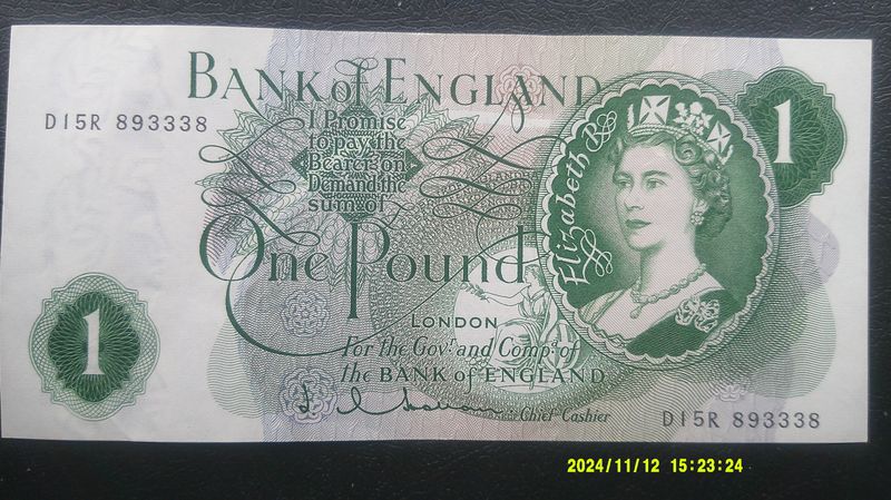 Bank of England £1 - 1963