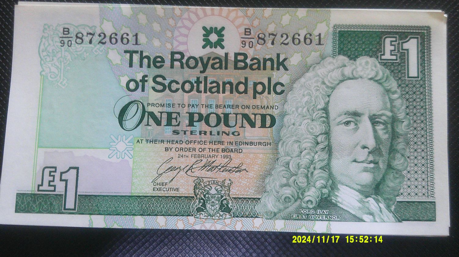 Royal Bank of Scotland £1 - 1993