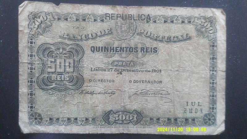 Portugal 500 Reis - 1904