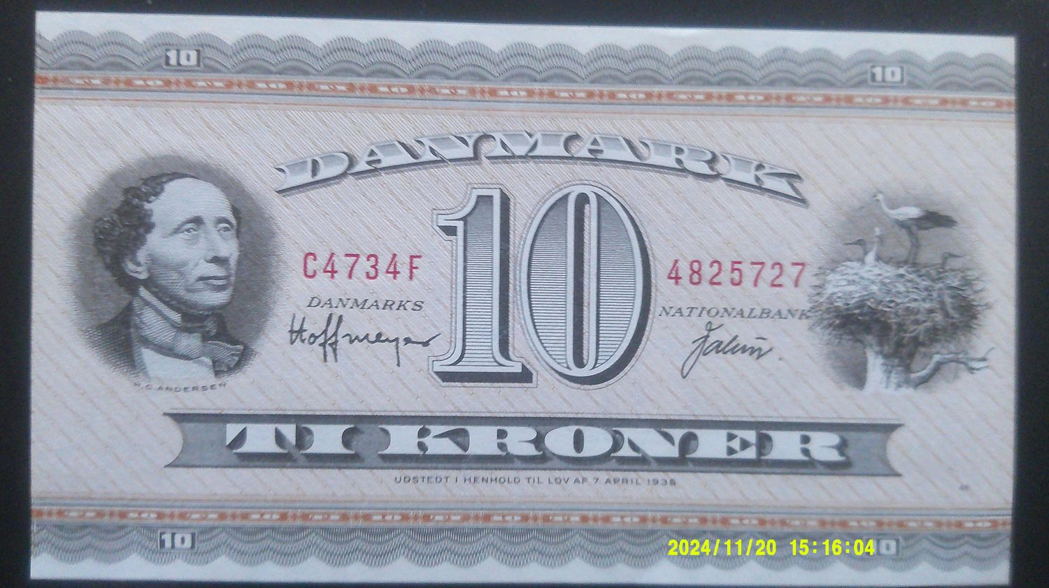 Denmark 10 Kroner - 1973