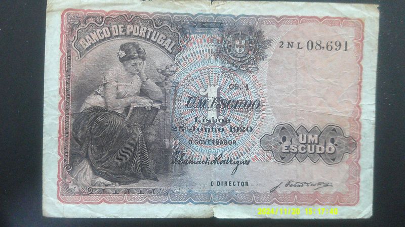 Portugal 1 Escudo - 1920