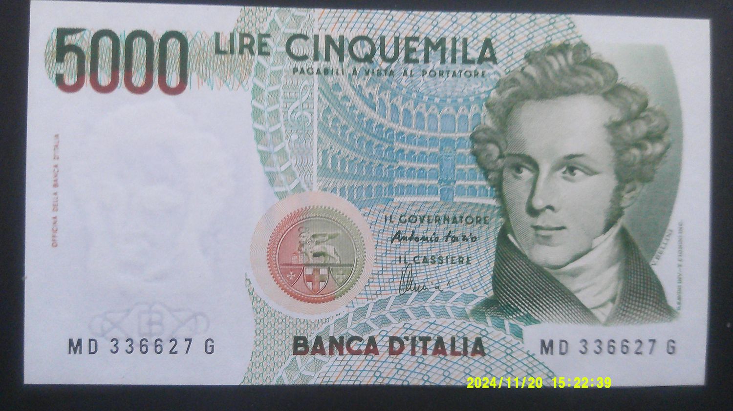 Italy 5000 Lire - 1985