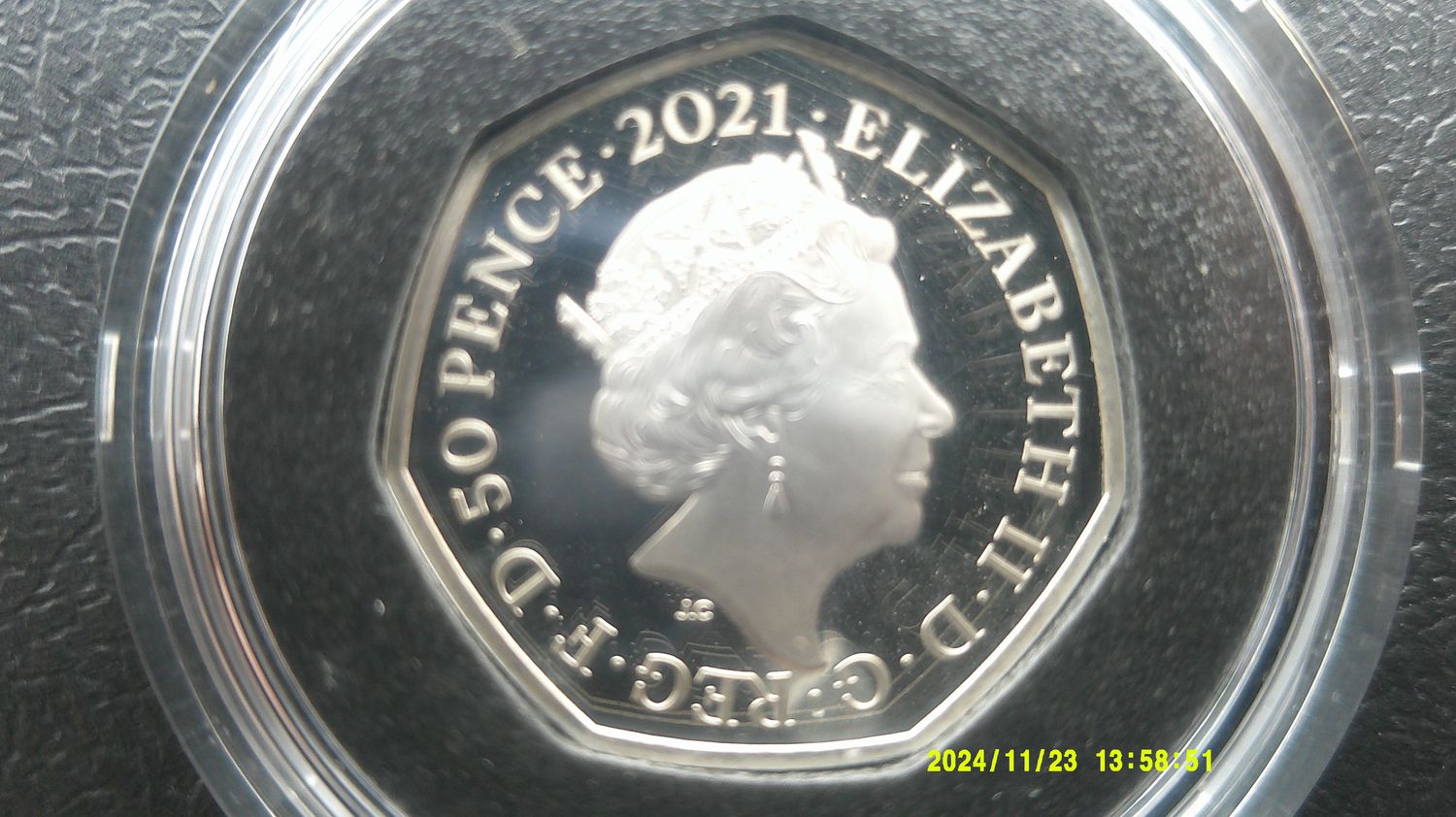 2021 - Silver Proof Fifty Pence (Insulin) MRPD