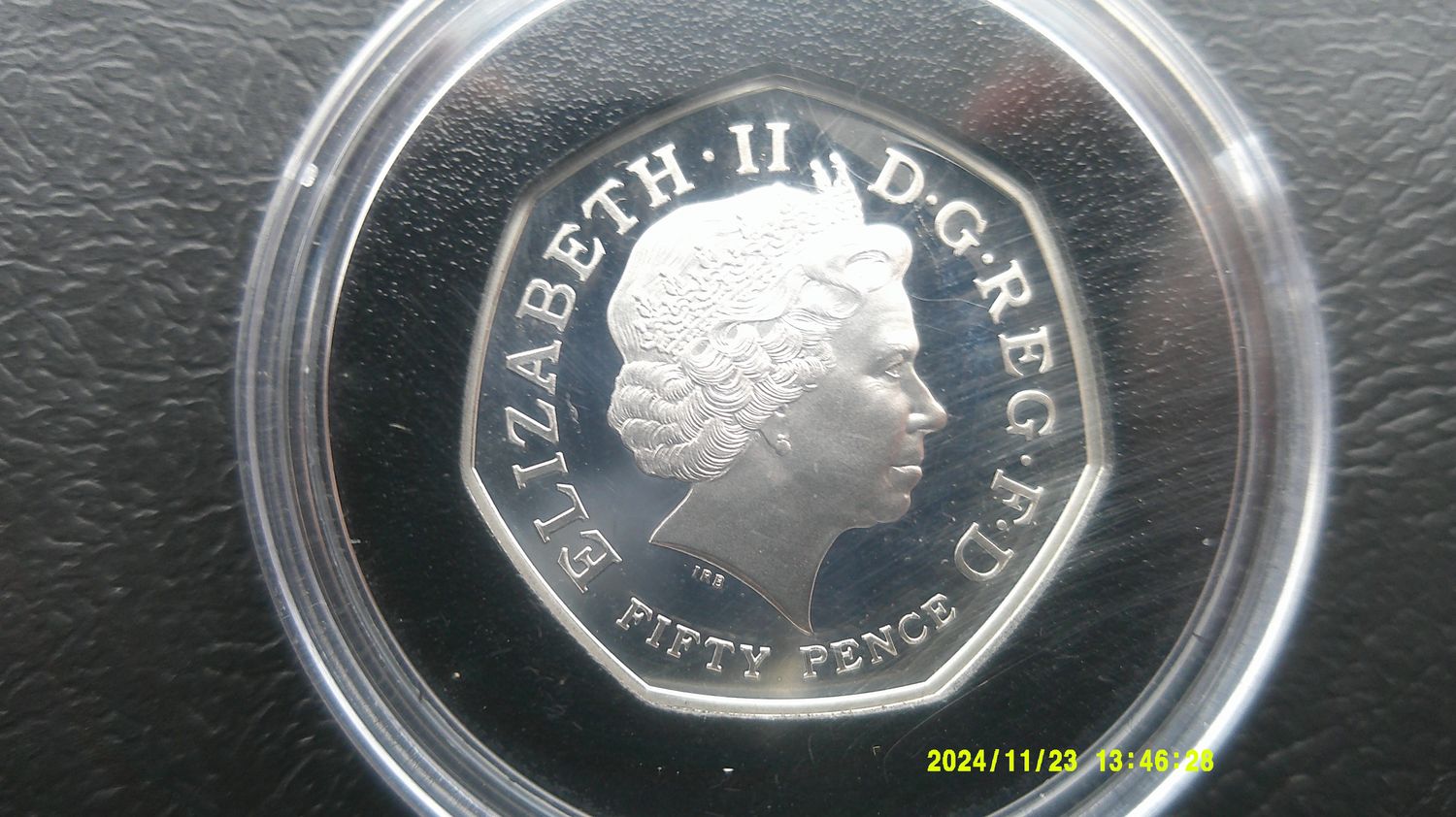 2011 - Silver Proof Fifty Pence  (WWF 50th Anniversary) MRPD
