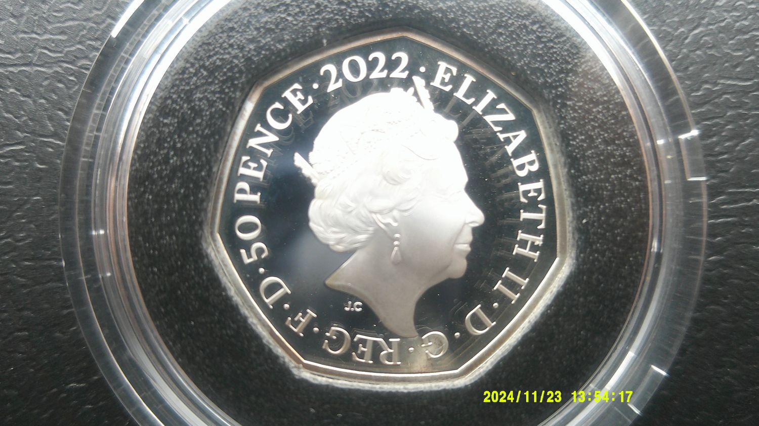 2022 - Silver Proof Fifty Pence  (100th Anniversary of Our BBC) MRPD