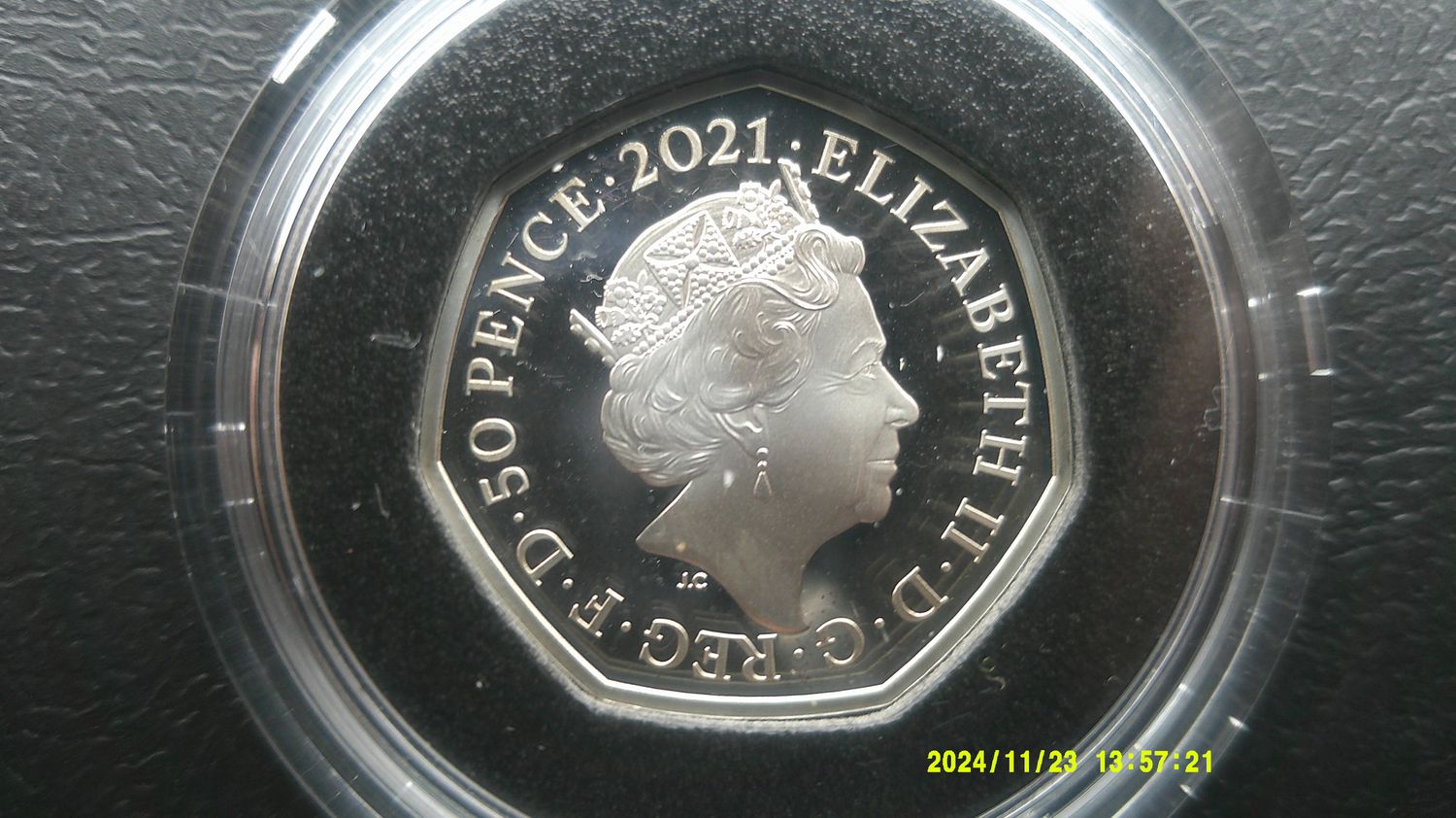 2021 - Silver Proof Fifty Pence (Charles Babbage) MRPD
