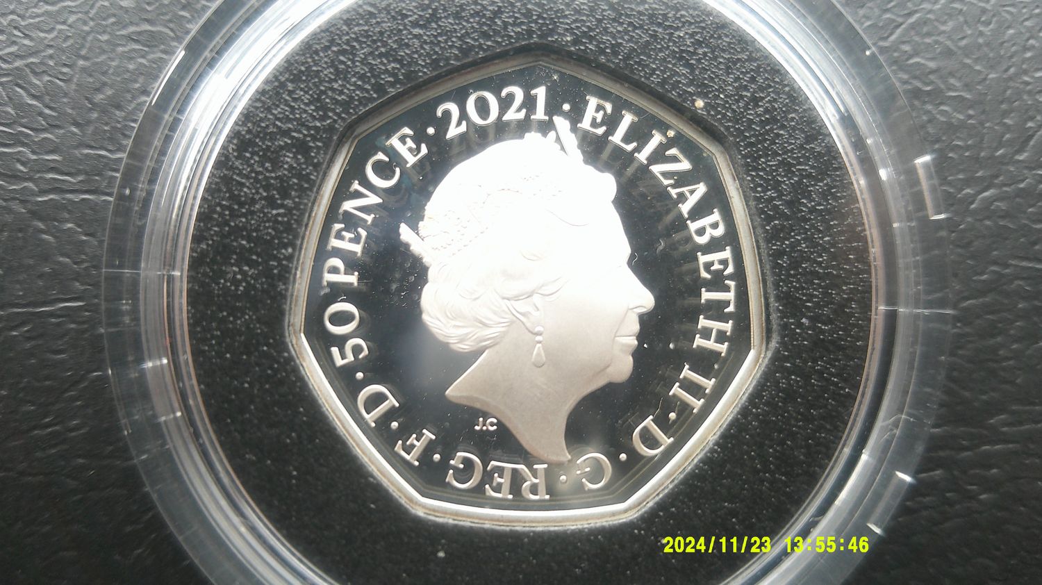 2021 - Silver Proof Fifty Pence (Tokyo 2020 Olympics held in 2021) MRPD