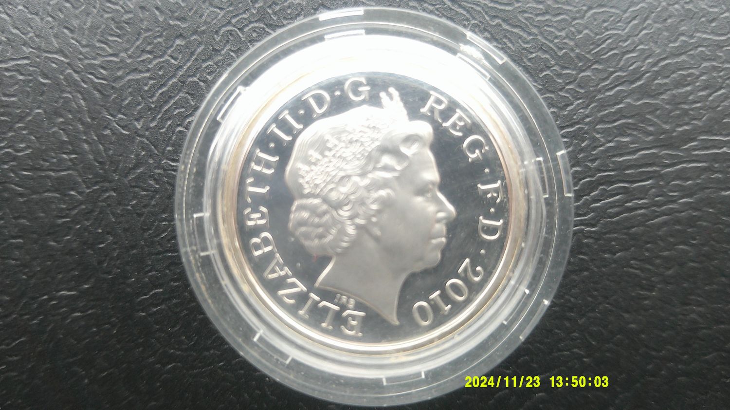 2010  -  Silver Proof £1  (London) MRPD