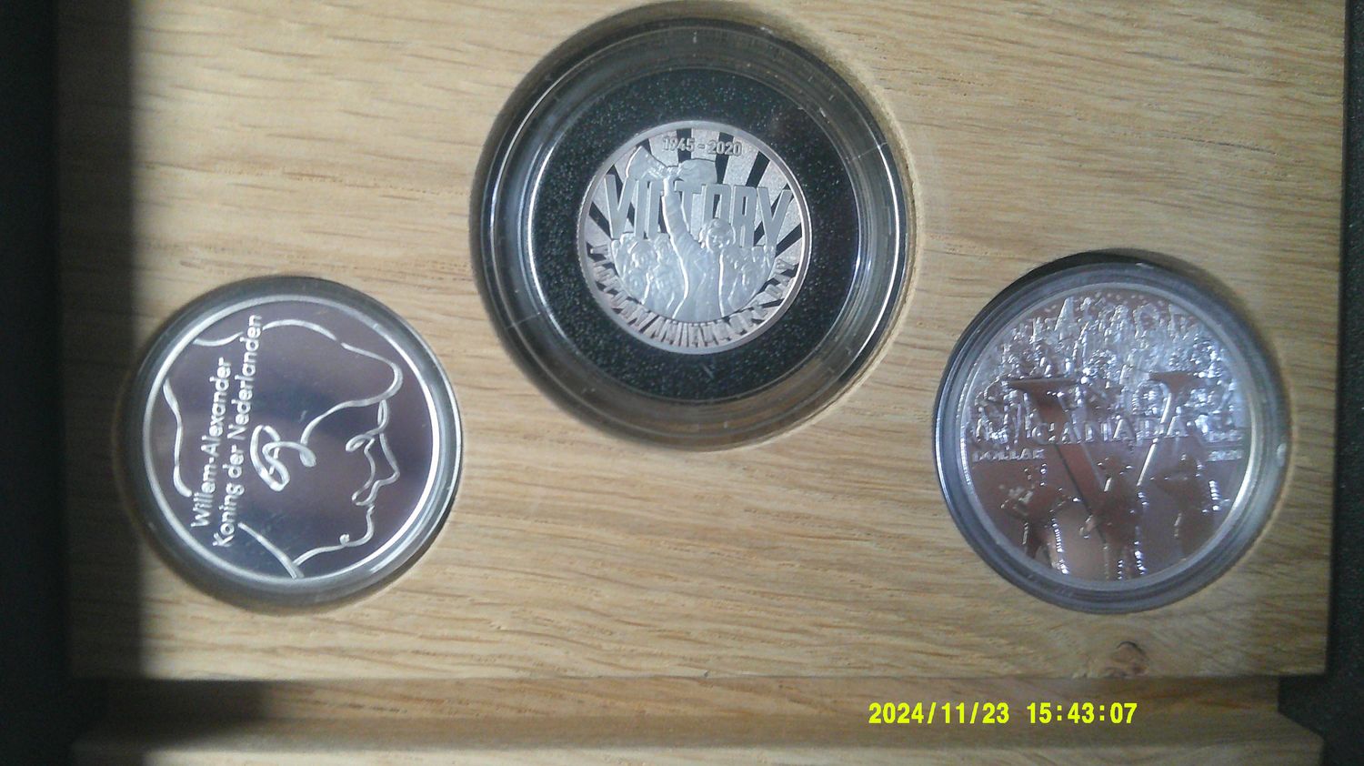 Netherlands 3 Mixed Coin Set - 2020 (Europe Remembers) MRPD