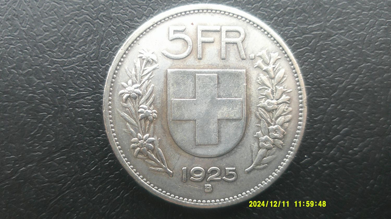 Switzerland 5 Francs - 1925B