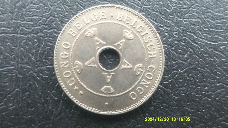 Belgian Congo 10 Cents - 1928