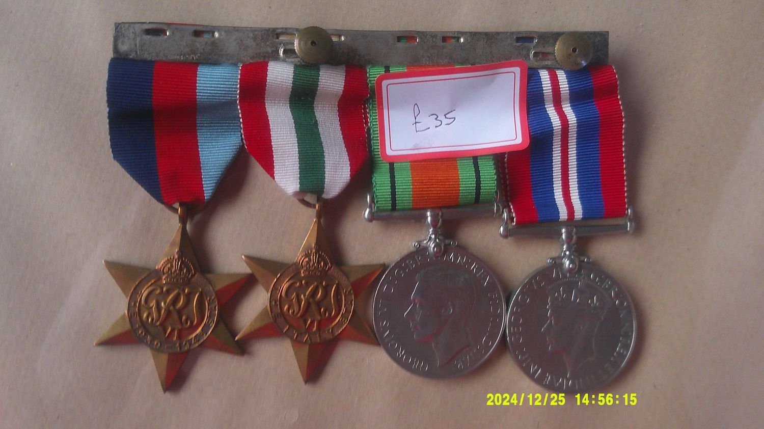 Second War Group of Four Medals