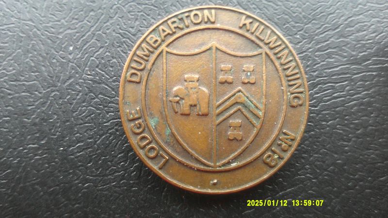 Masonic Penny Token Lodge St David No 78 (Dundee)