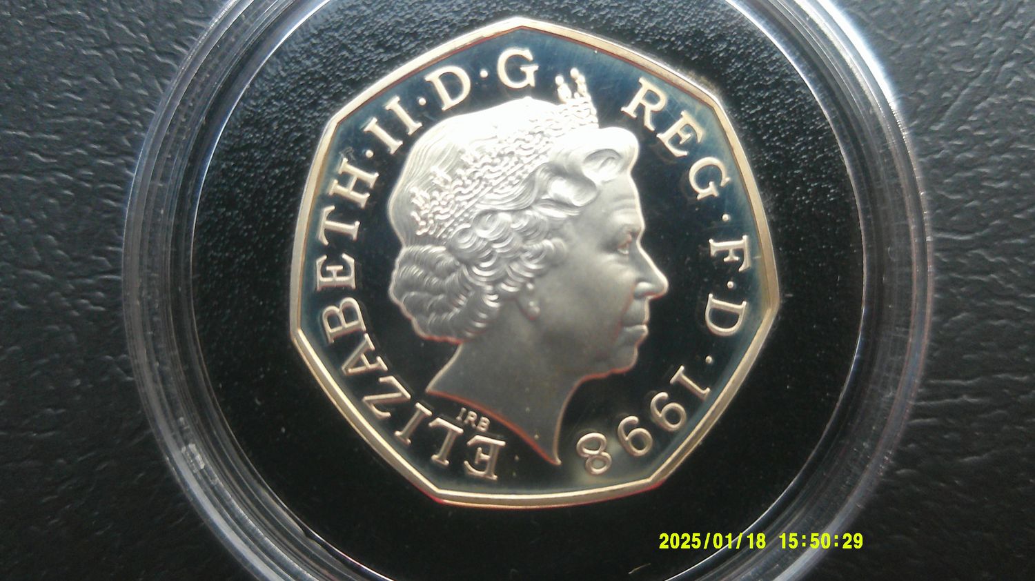 1998 - Fifty Pence Silver Proof Piedfort (NHS) MRPD1