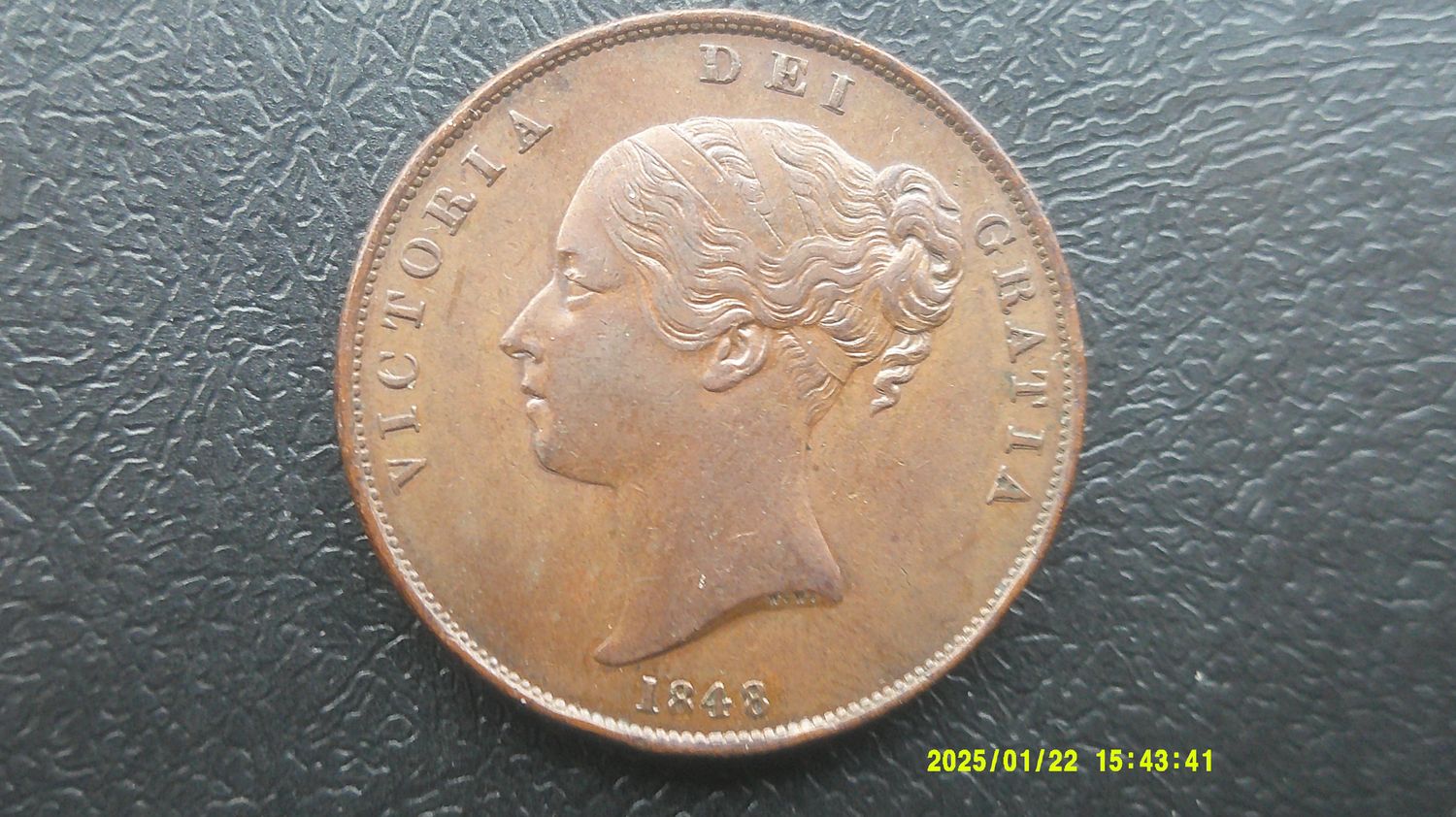 1848 - Penny (Ornate Trident)
