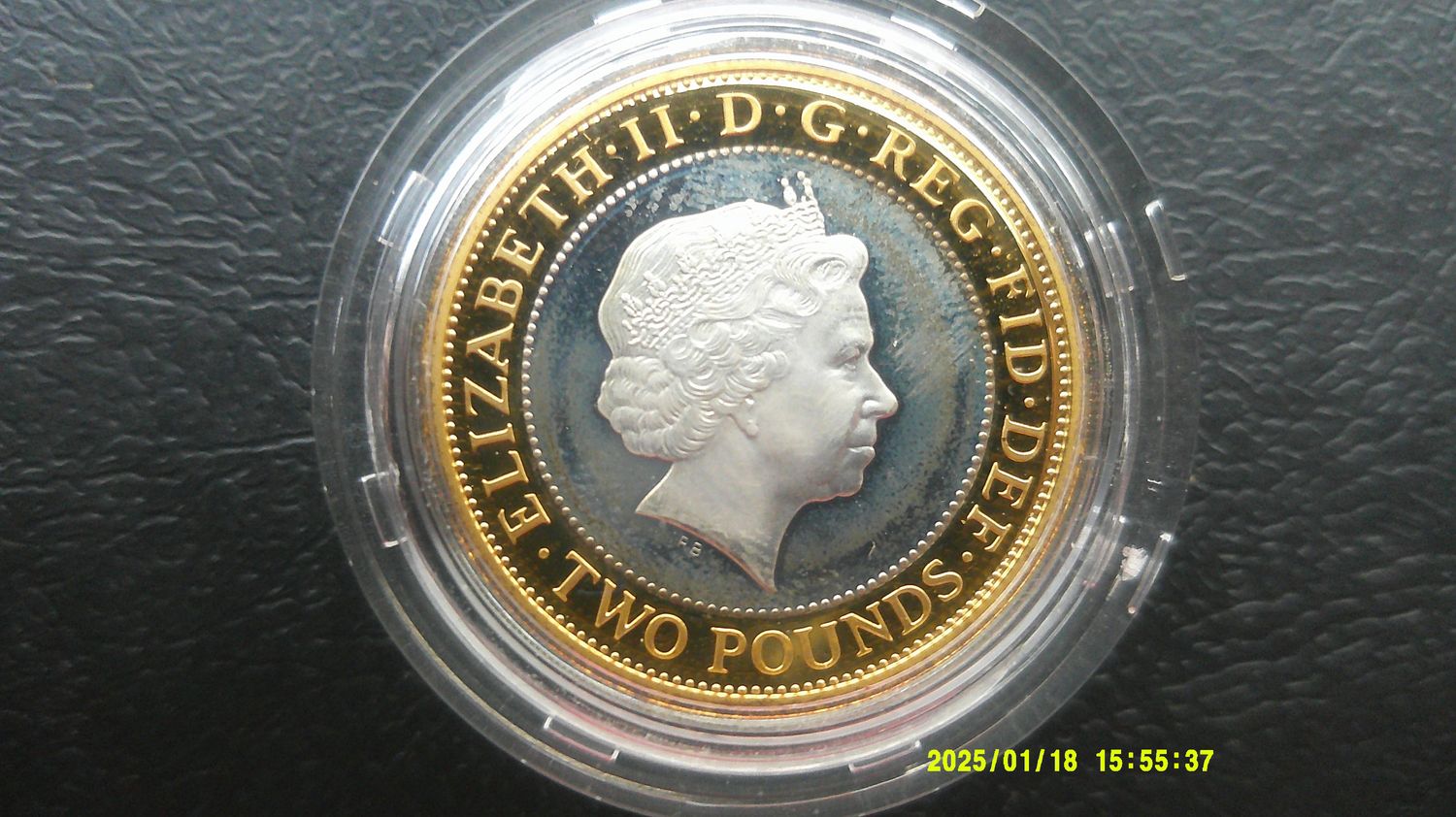 2008 - Silver Proof Piedfort Two Pounds  (Olympic Games Handover Ceremony) MRPD