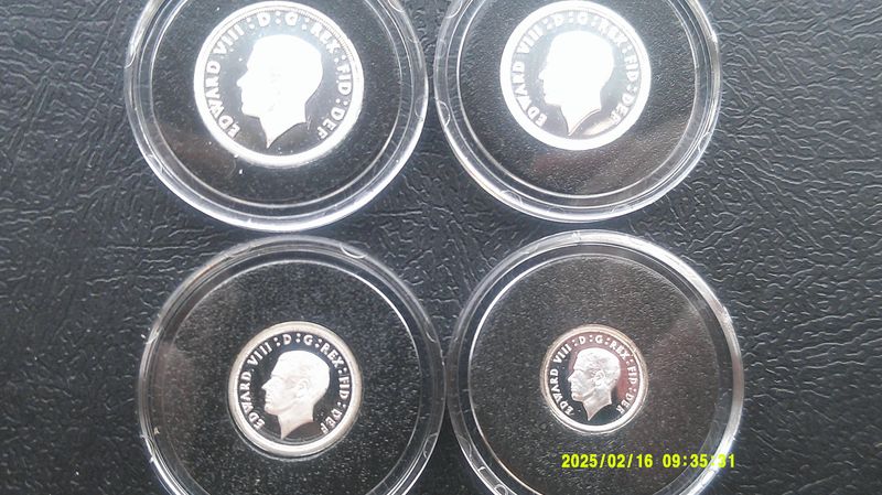 1936 - Edward VIII Pattern Maundy Set MRPD1