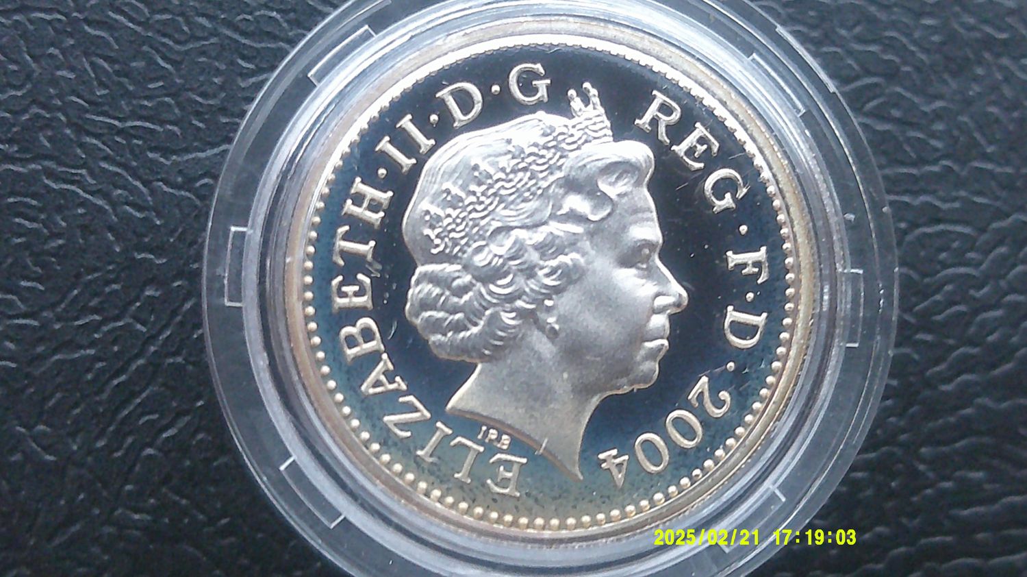 2004 - £1 Silver Proof  Piedfort  (Forth Rail Bridge) MRPD1