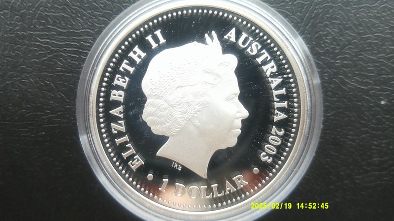Australia 5 Dollars - Silver Proof - 2002 (50th Anniversary of the Coronation)  PDHR