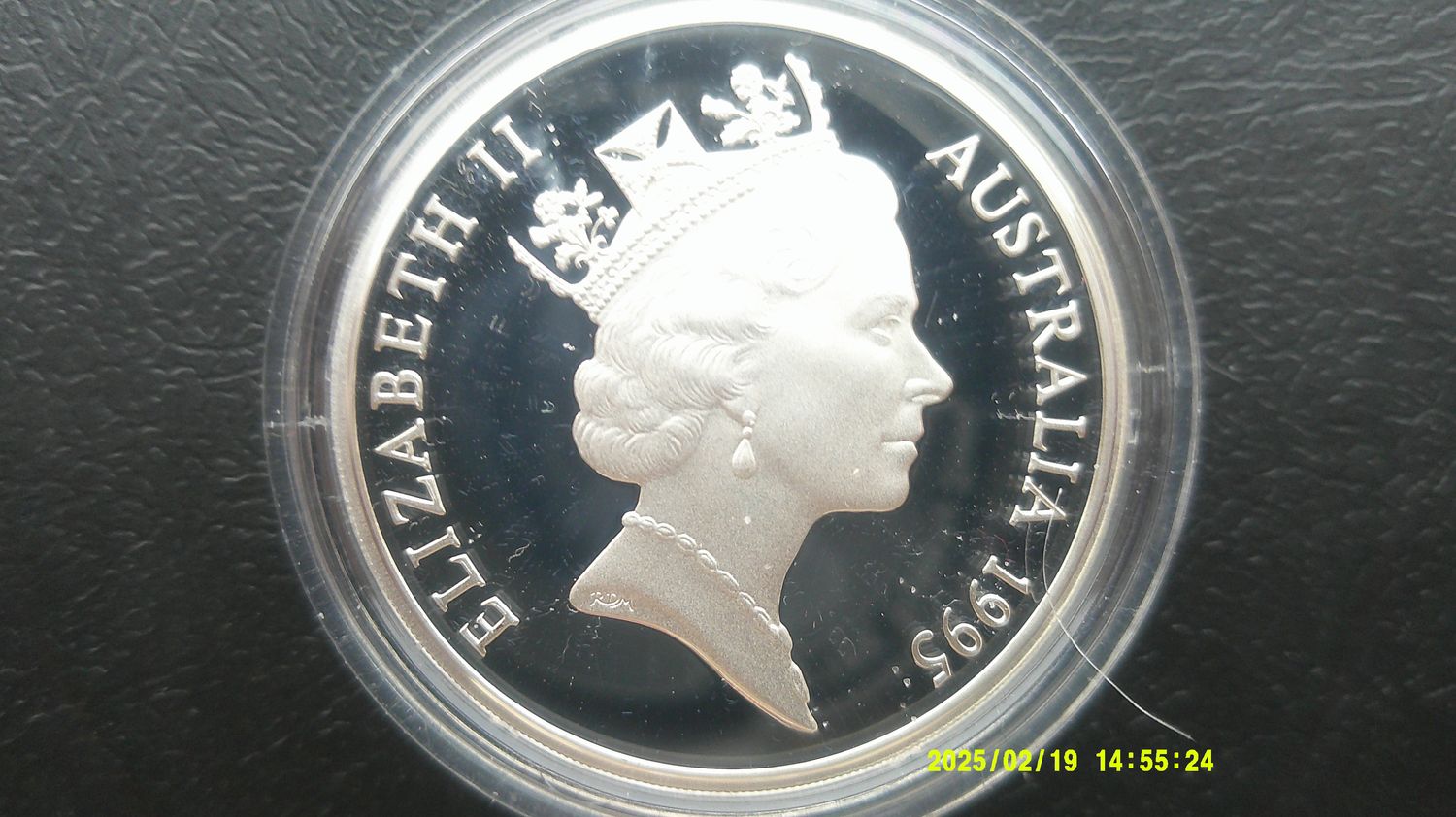 Australia $5 Silver Proof  -  1995  (Charles Todd 1827-1910)  PDHR