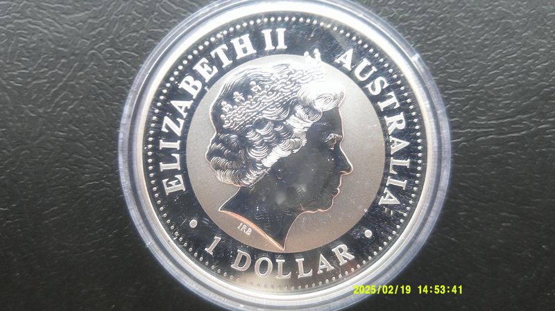 Australia Silver Proof  One Dollar - 2000 PDHR