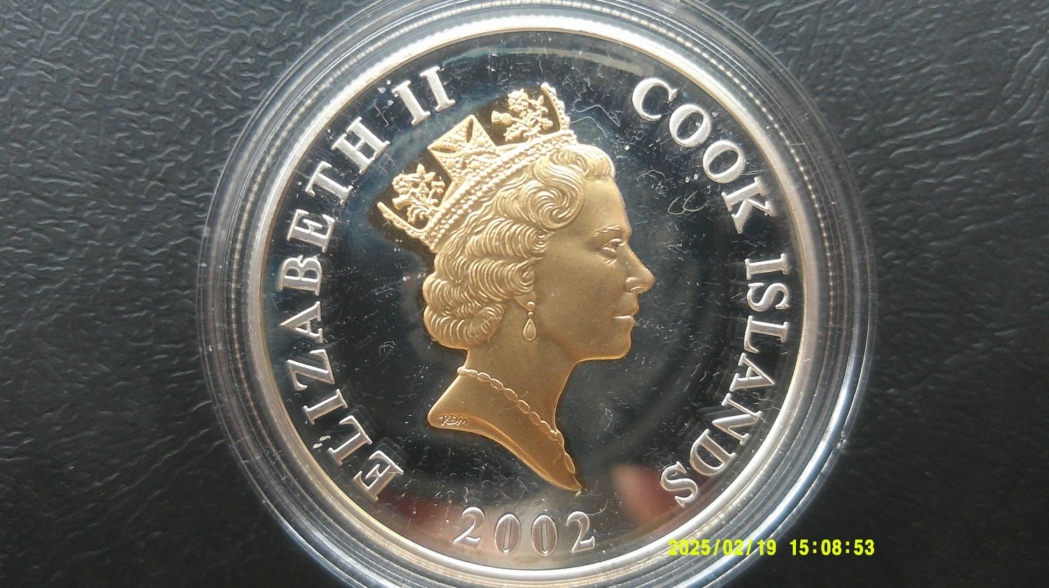 Cook Islands $1 - 2002  (50th Anniversary of Queens Accession)  PDHR