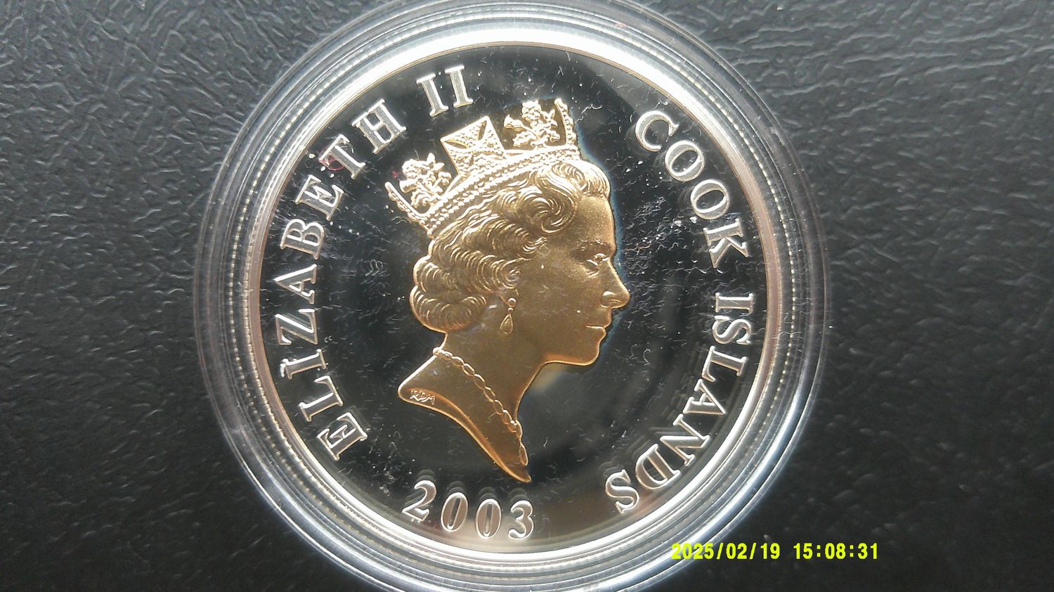 Cook Islands 1 Dollar  -  2003 (50th Anniversary of the Coronation)  PDHR