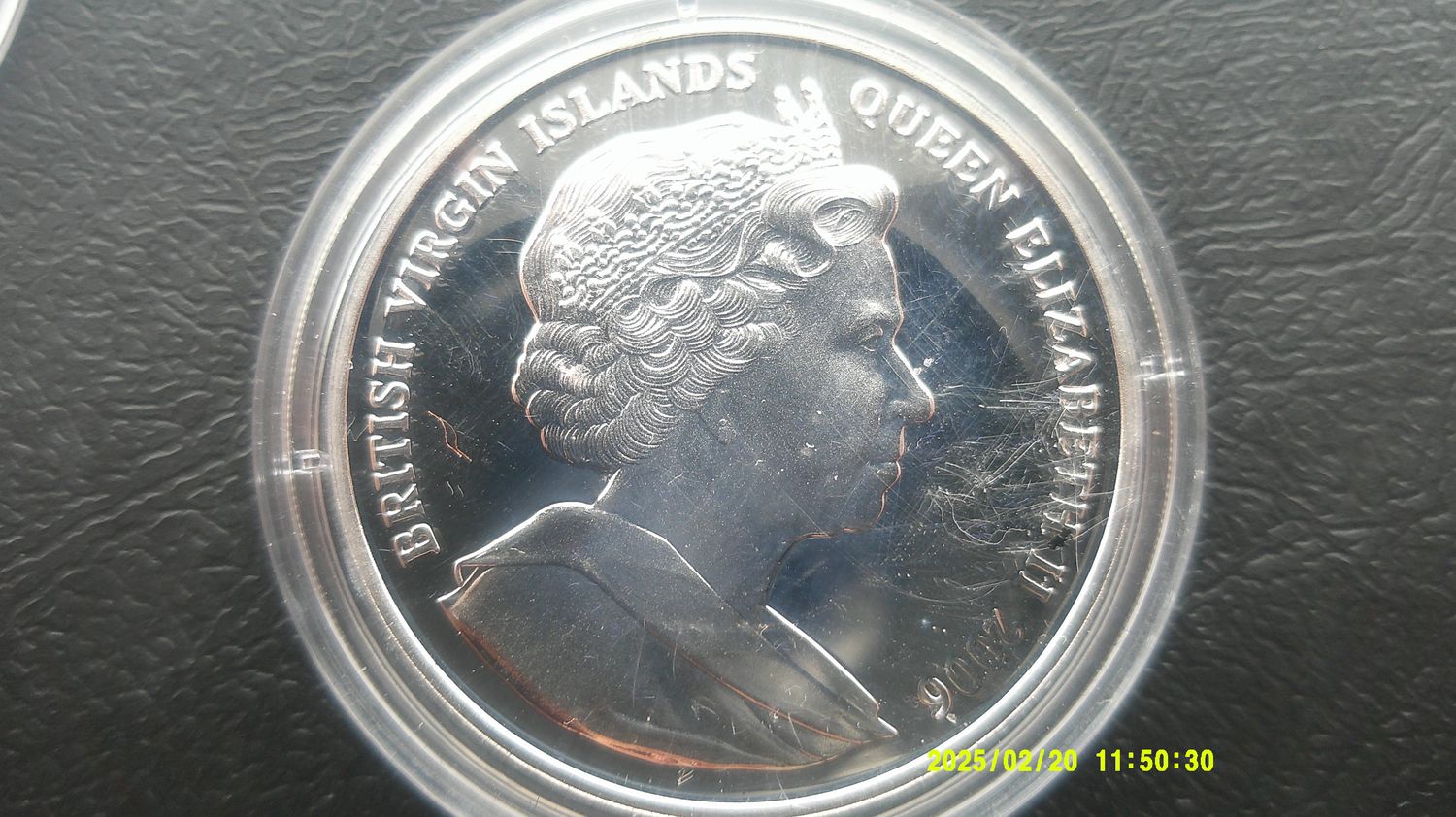 British Virgin Islands Silver Proof $10 - 2006 (Queen with Royal  Family) PDHR